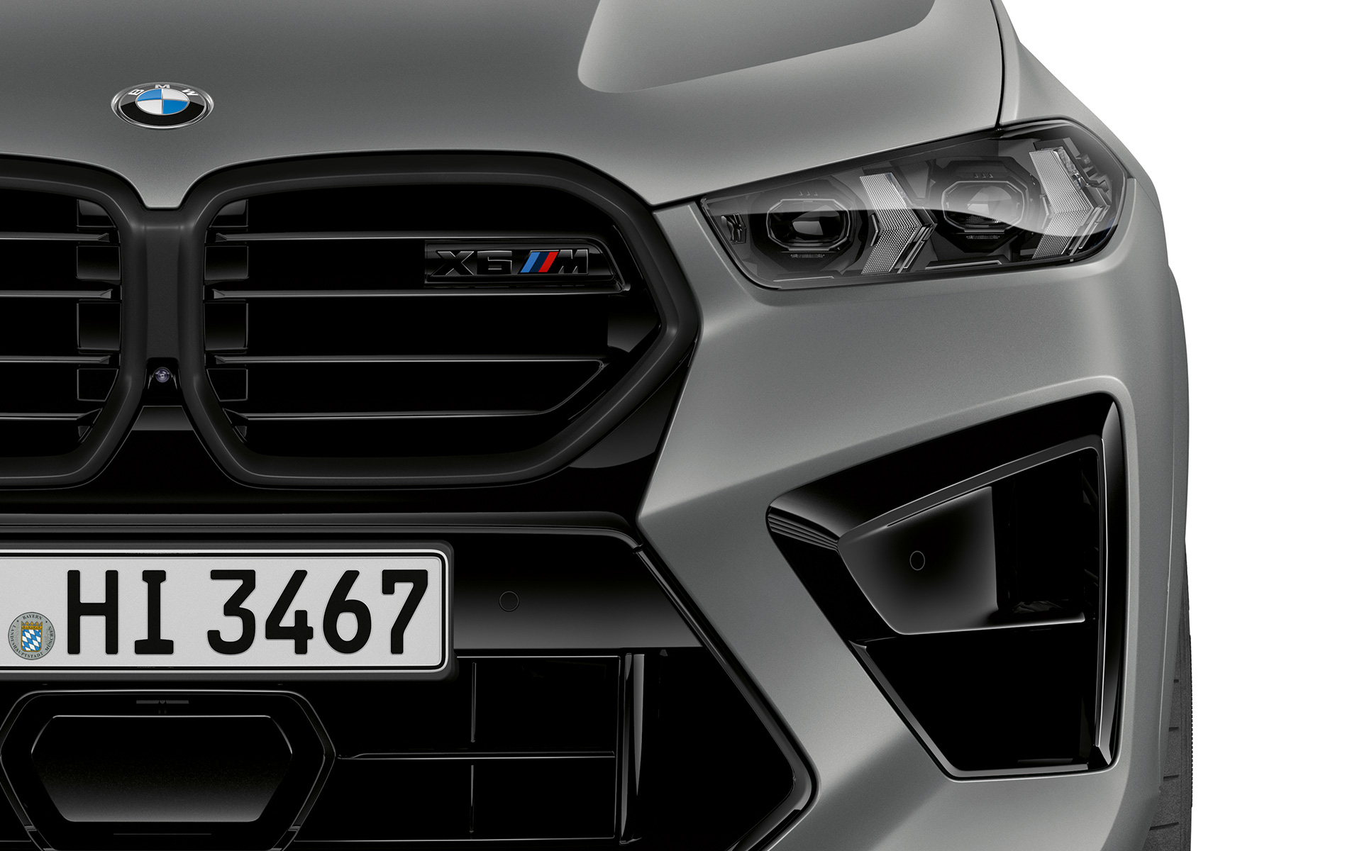 BMW X6 M Competition, F96, M lukturi Shadow Line, adaptīvie LED priekšējie lukturi BMW X6 M Competition, F96, 2023, M lukturi Shadow Line, adaptīvie LED priekšējie lukturi