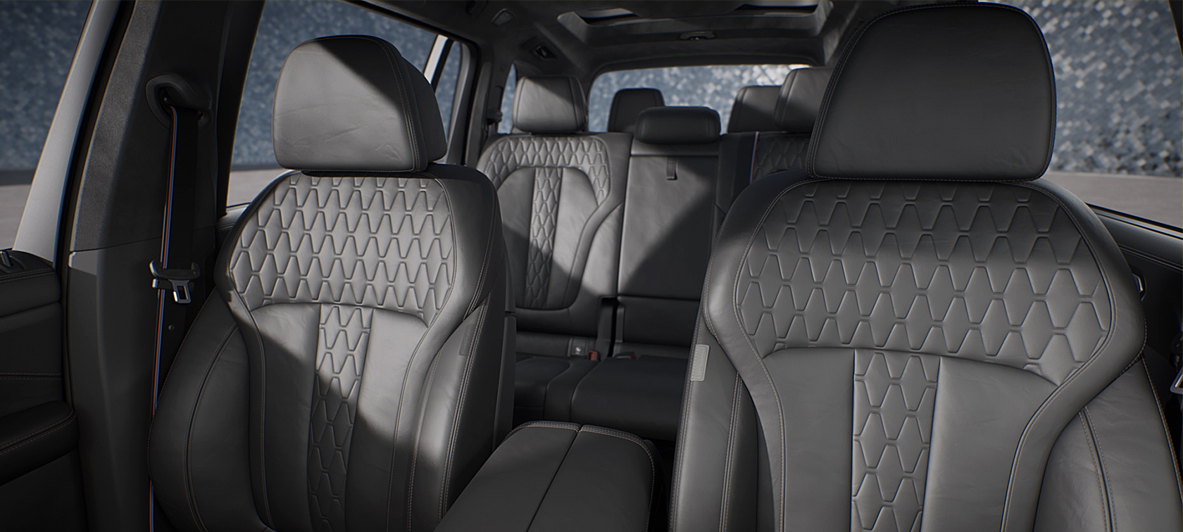BMW X7 M60i xDrive, G07, LCI, salona dizains video BMW X7 M60i xDrive, G07, LCI, salona dizains video