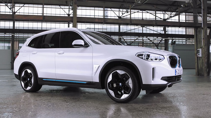BMW uzlāde, BMW iX3, G08, video BMW uzlāde, BMW iX3, G08, 2020, video