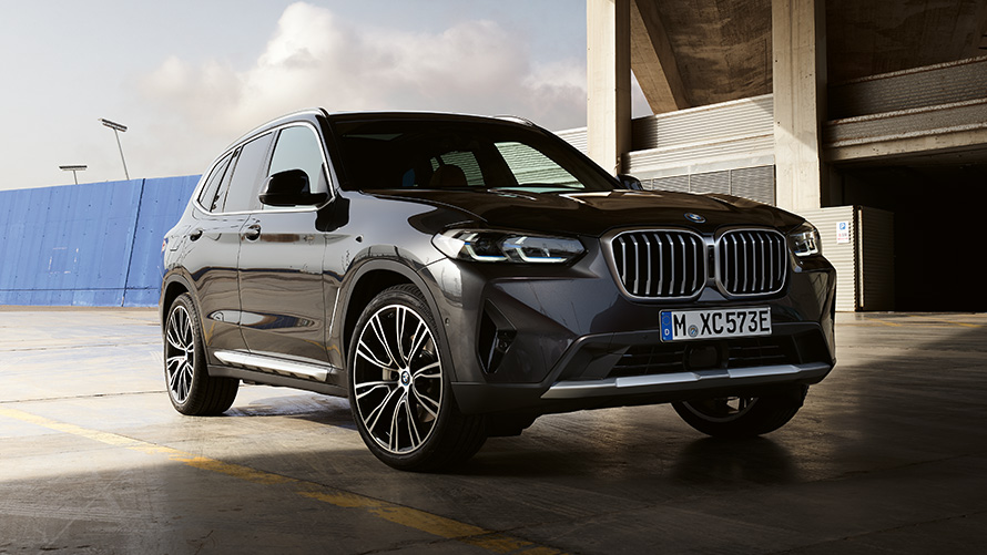 BMW X3 sērija, G01, trešā paaudze, sānskats, stāvošs automobilis BMW X sērija, BMW X3, G01, trešās paaudze, sānskats, stāvošs automobilis