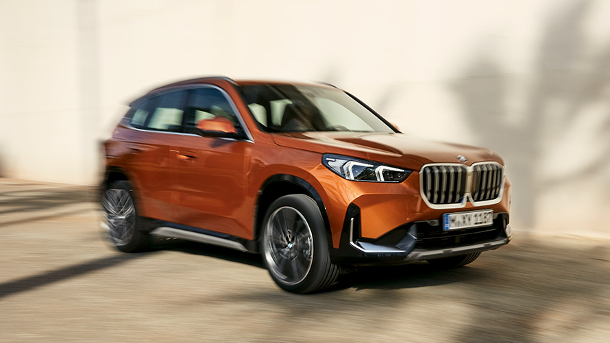 Braukšanas dinamika, BMW X1, U11, ICE, xLine, 2022 BMW X1, U11, ICE, 2022, xLine, metāliska Utah Orange krāsa, braukšanas dinamika