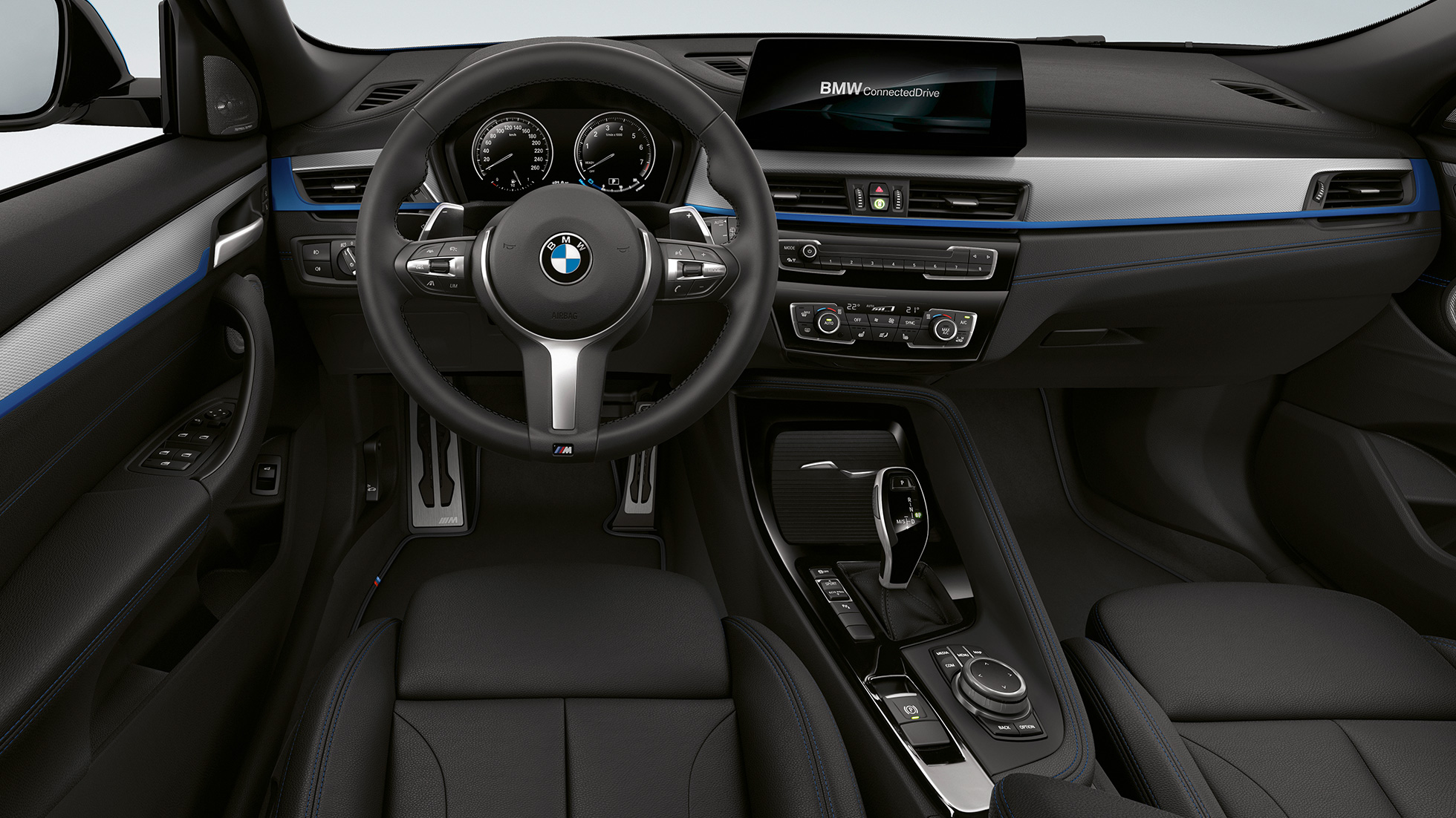 Kokpits, BMW X2 sDrive20i, M Sport modelis BMW X2 sDrive20i, M Sport modelis, 2018, F39, salons, kokpits