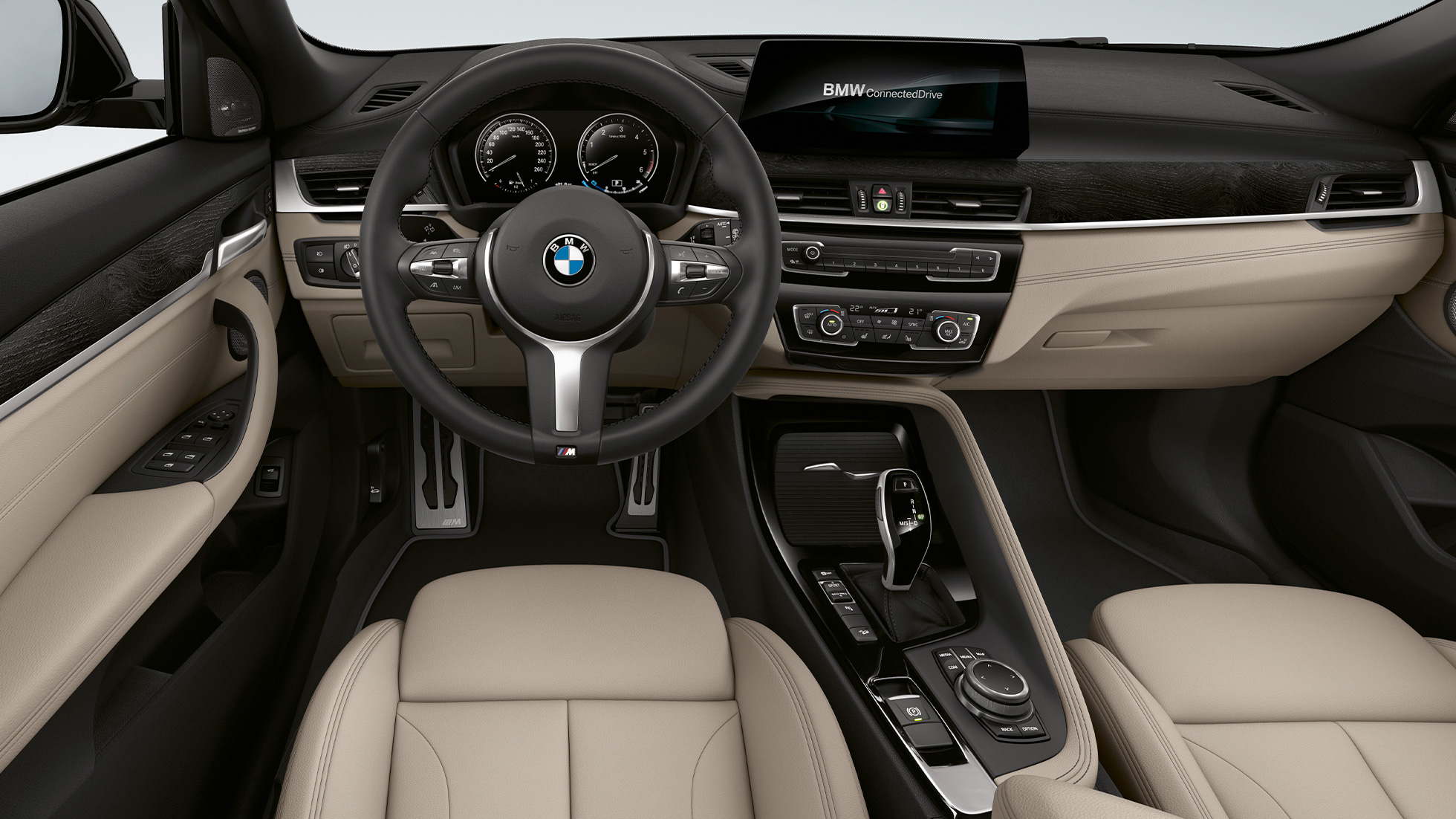Kokpits, BMW X2 sDrive20i, M Sport X modelis BMW X2 sDrive20i, M Sport X modelis, 2018, F39, salons, kokpits