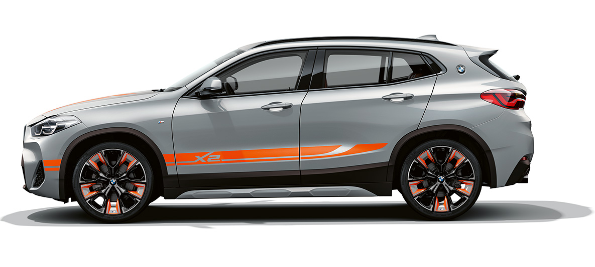 Sānskats, BMW X2, F39 BMW X2, 2020, F39, Brooklyn Grey krāsa, sānskats