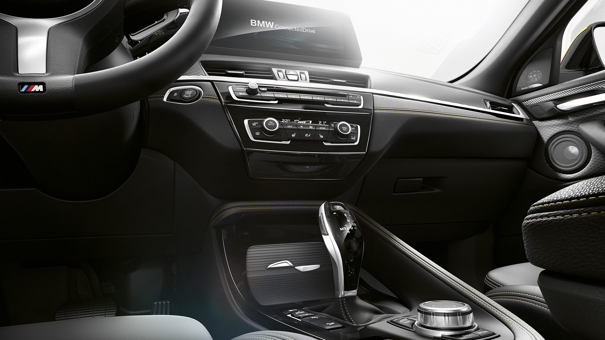 Viduskonsole, BMW X2 F39 BMW X2 2018 F39, salons, viduskonsole