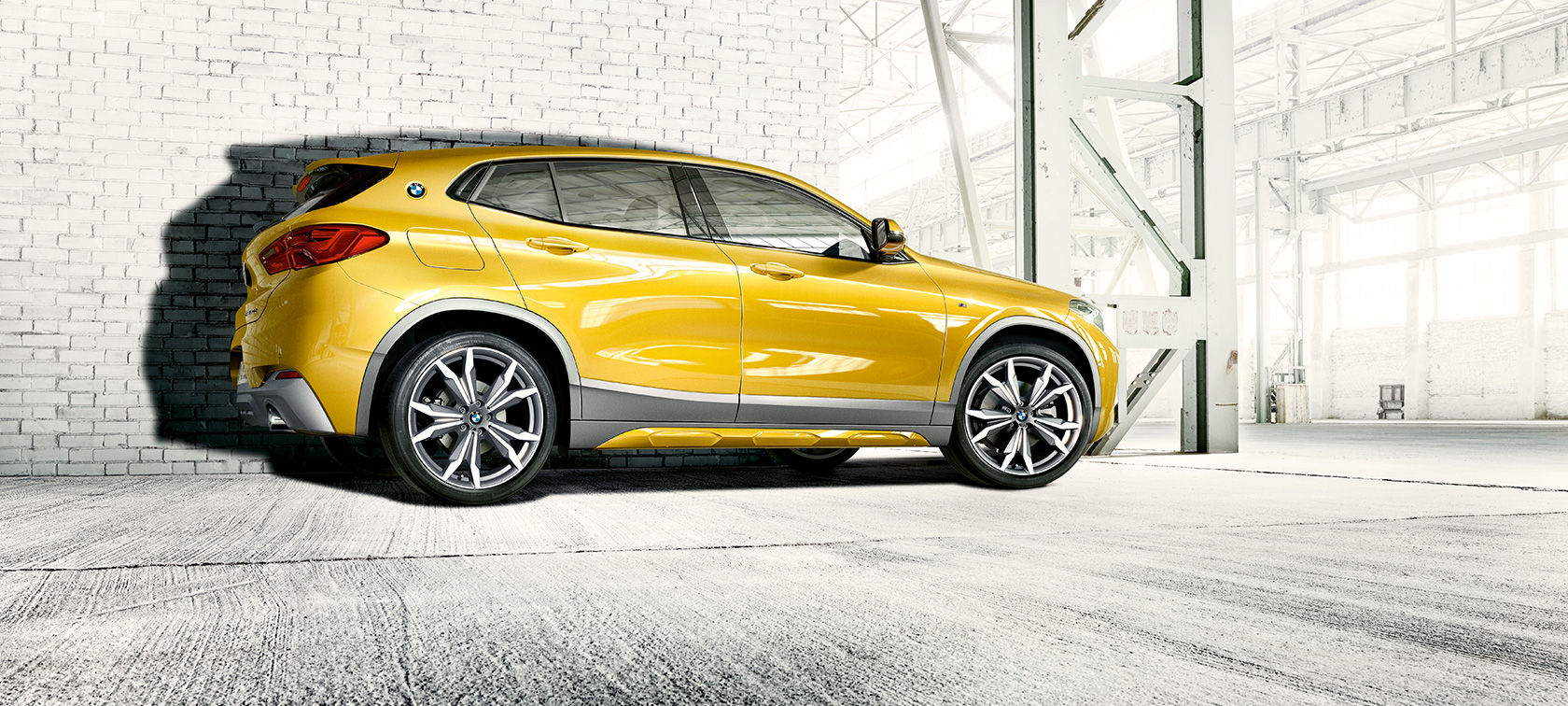 Trīs ceturtdaļu priekšpuses skats, BMW X2 F39 Trīs ceturtdaļu priekšpuses skats, BMW X2 F39, 2020, Brooklyn Grey krāsa