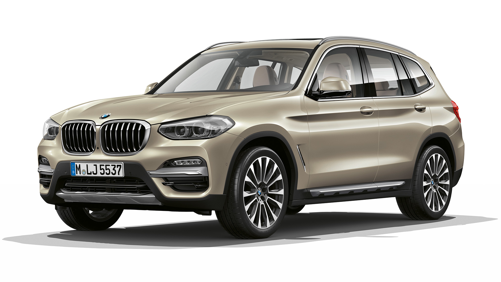 BMW X3 M40i, modelis Luxury Line, trīs ceturtdaļu priekšējais skats BMW X3 M40i, modelis Luxury Line, trīs ceturtdaļu priekšējais skats