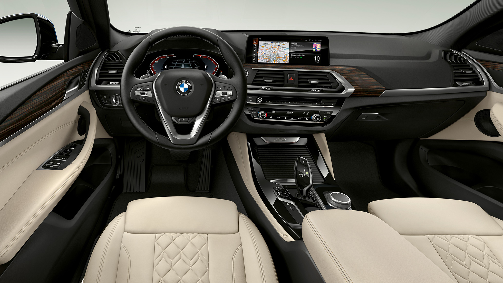 Kokpits, BMW X4 xLine modelis Kokpits, BMW X4 xDrive20d, xLine modelis, G02 2018, salons