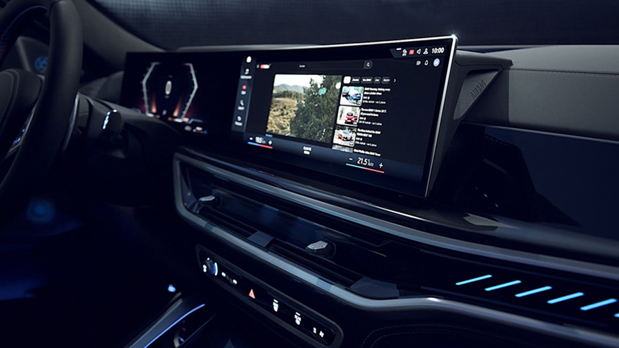 Pilnībā integrēta video straumēšana, BMW X6, G06, LCI BMW X6, G06, LCI, pilnībā integrēta video straumēšana