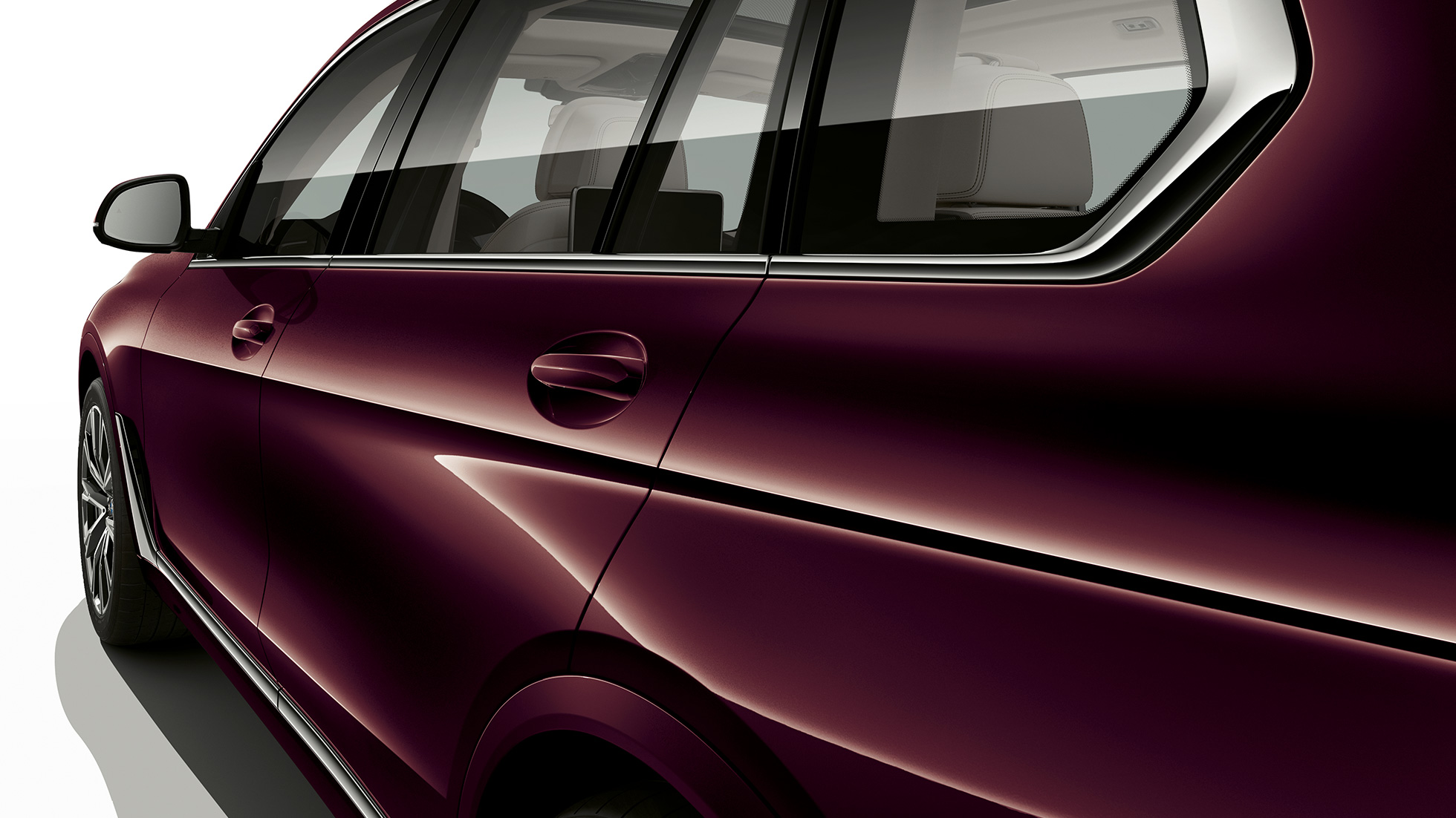 BMW X7 M sporta pakotne BMW X7 uzņēmums studijā, no priekšpuses trīs ceturtdaļu skatā, M sporta pakotne