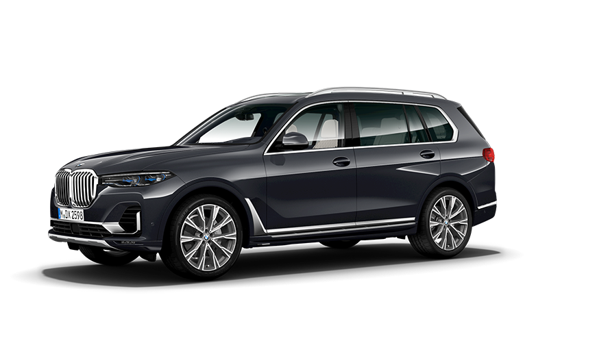 BMW X sērija, BMW X7, G07, trīs ceturtdaļu sānskats BMW X sērija, BMW X7, G07, trīs ceturtdaļu sānskats