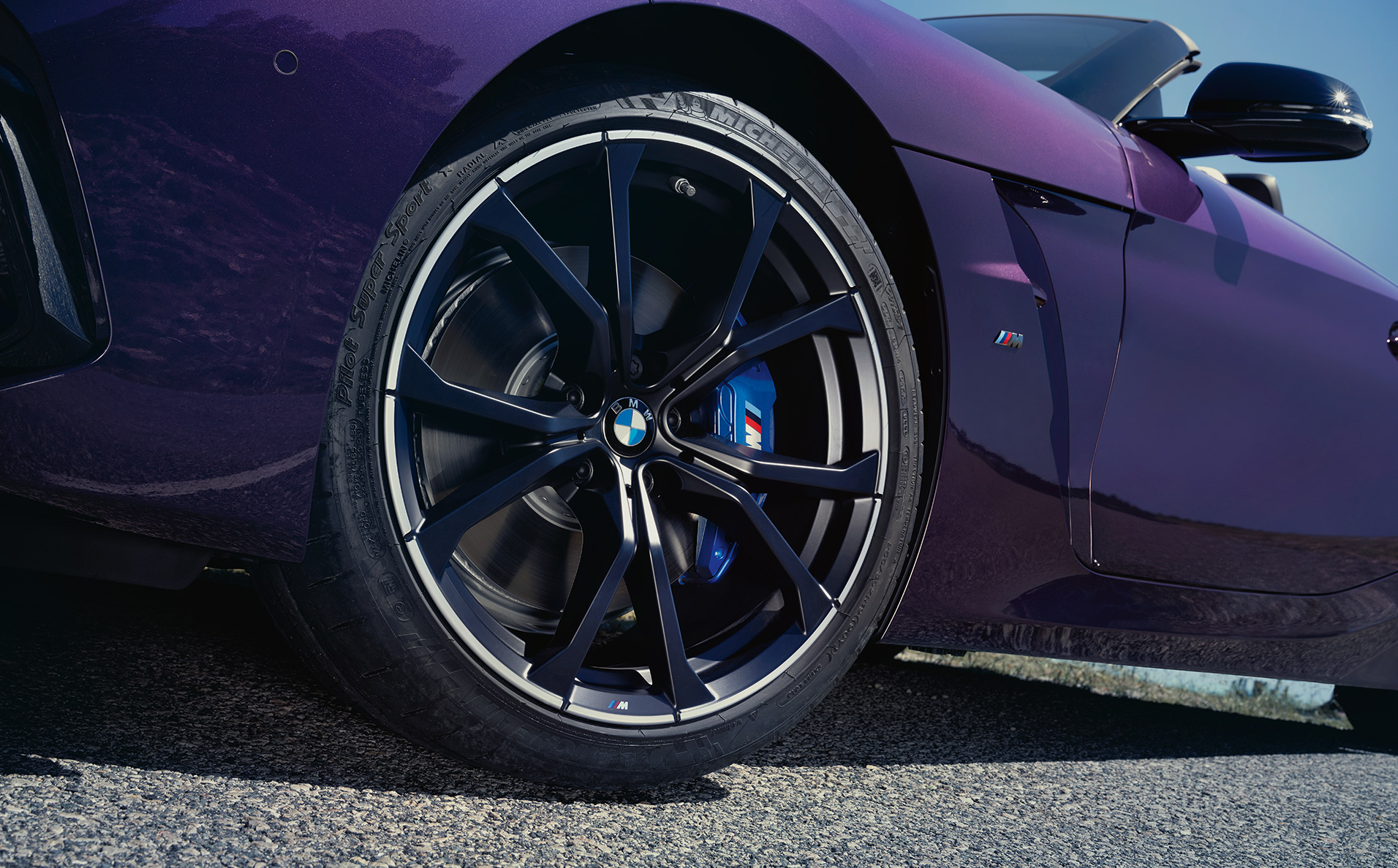 BMW Z4, G29, 2022, virsbūve, ritenis, tuvplāns