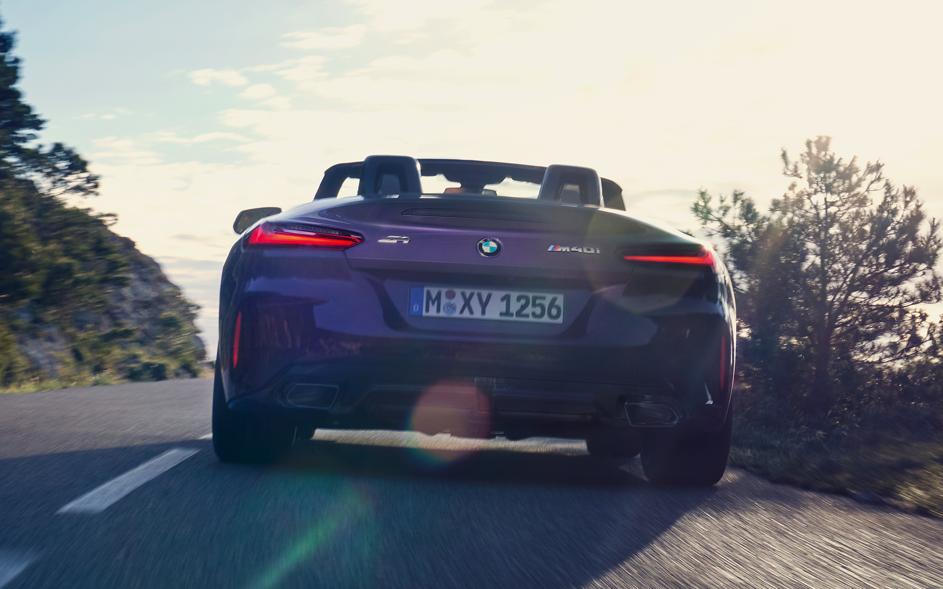 BMW Z4, G29, 2022, virsbūve, aizmugures skats