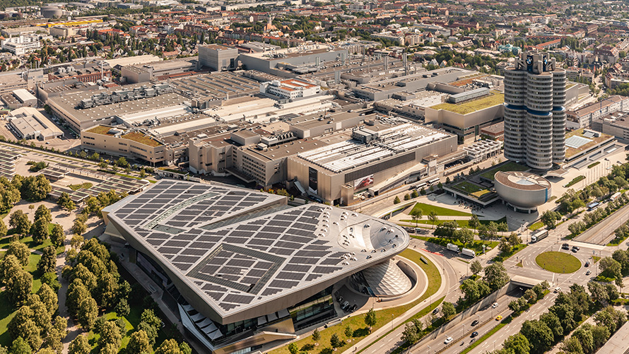 Atbilstība, BMW īpašiem klientiem, ilgtspēja, centrs, pārvaldības joma BMW īpašiem klientiem, ilgtspēja, centrs, pārvaldības joma, atbilstība, skats no putna lidojuma, BMW galvenais birojs