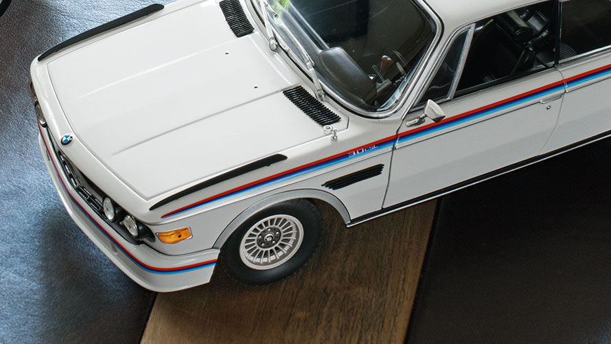 BMW 3.0 CSL miniatūra. Attēlā parādīta BMW 3.0 CSL miniatūra.