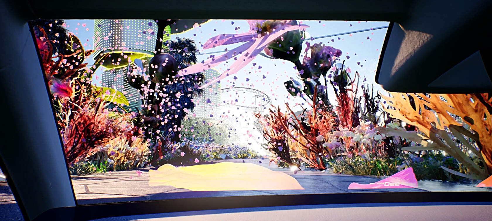 BMW i Vision Dee, braukšanas pieredze BMW i Vision Dee, redzējuma automobilis, braukšanas pieredze