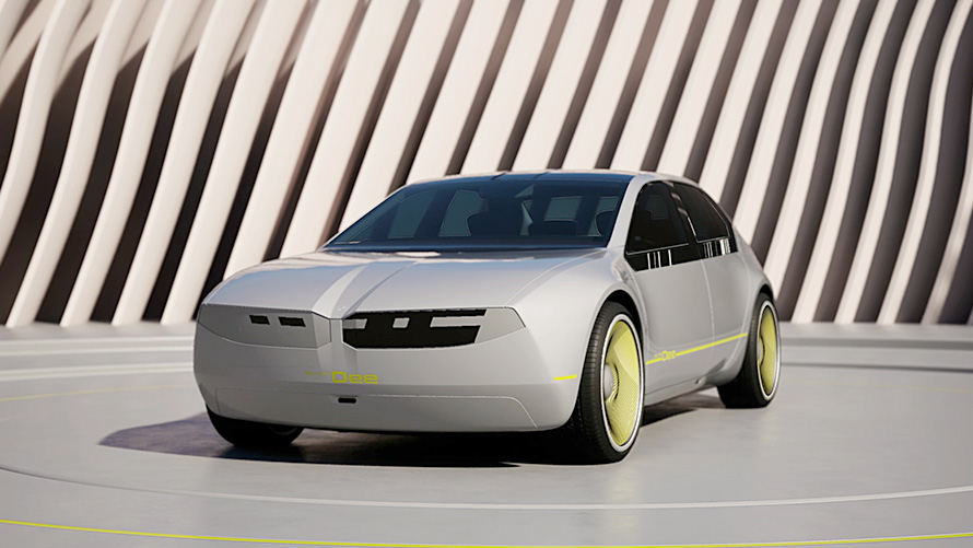 BMW i Vision Dee, figitāla ikona BMW i Vision Dee Visionsfahrzeug phygital icon