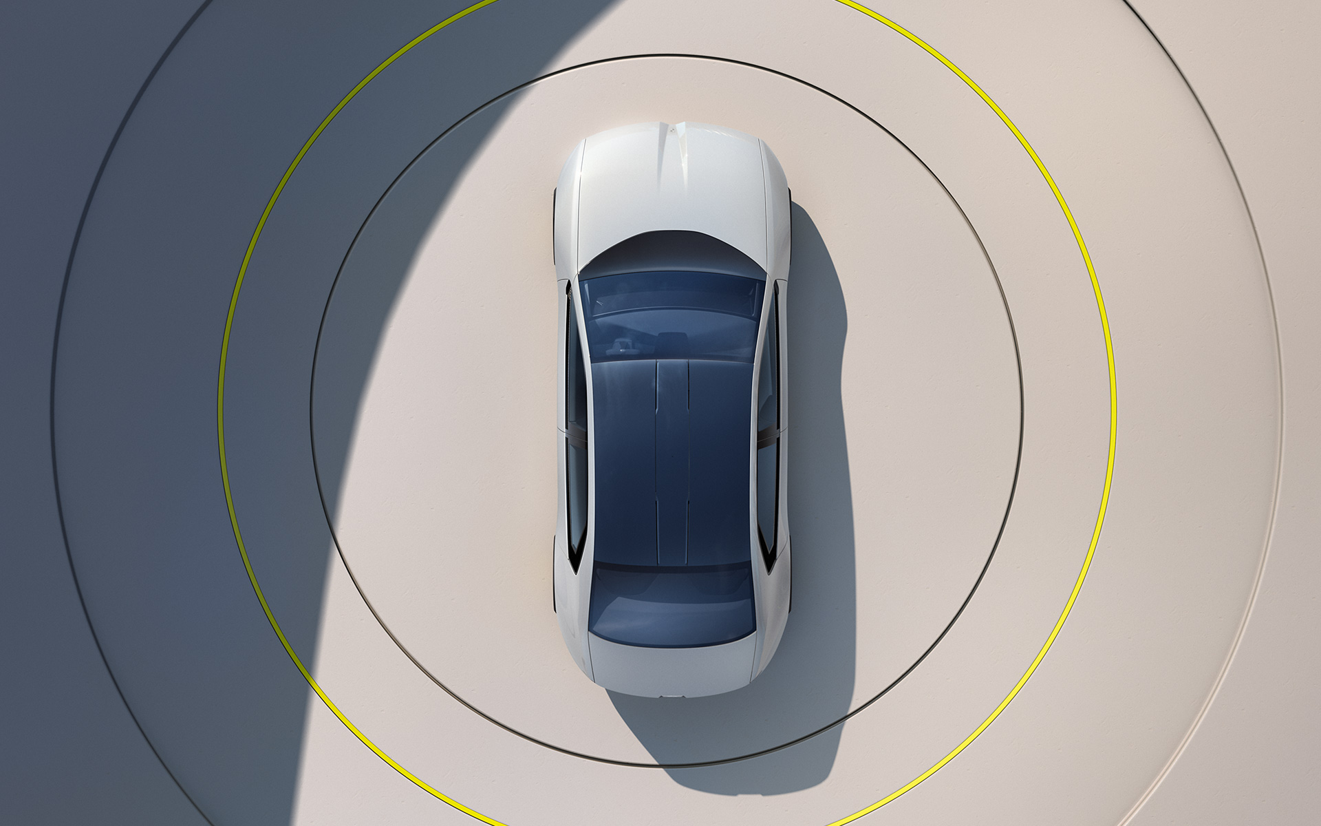 BMW i Vision Dee, redzējuma automobilis, virsbūves dizains, uzņēmums no augšas