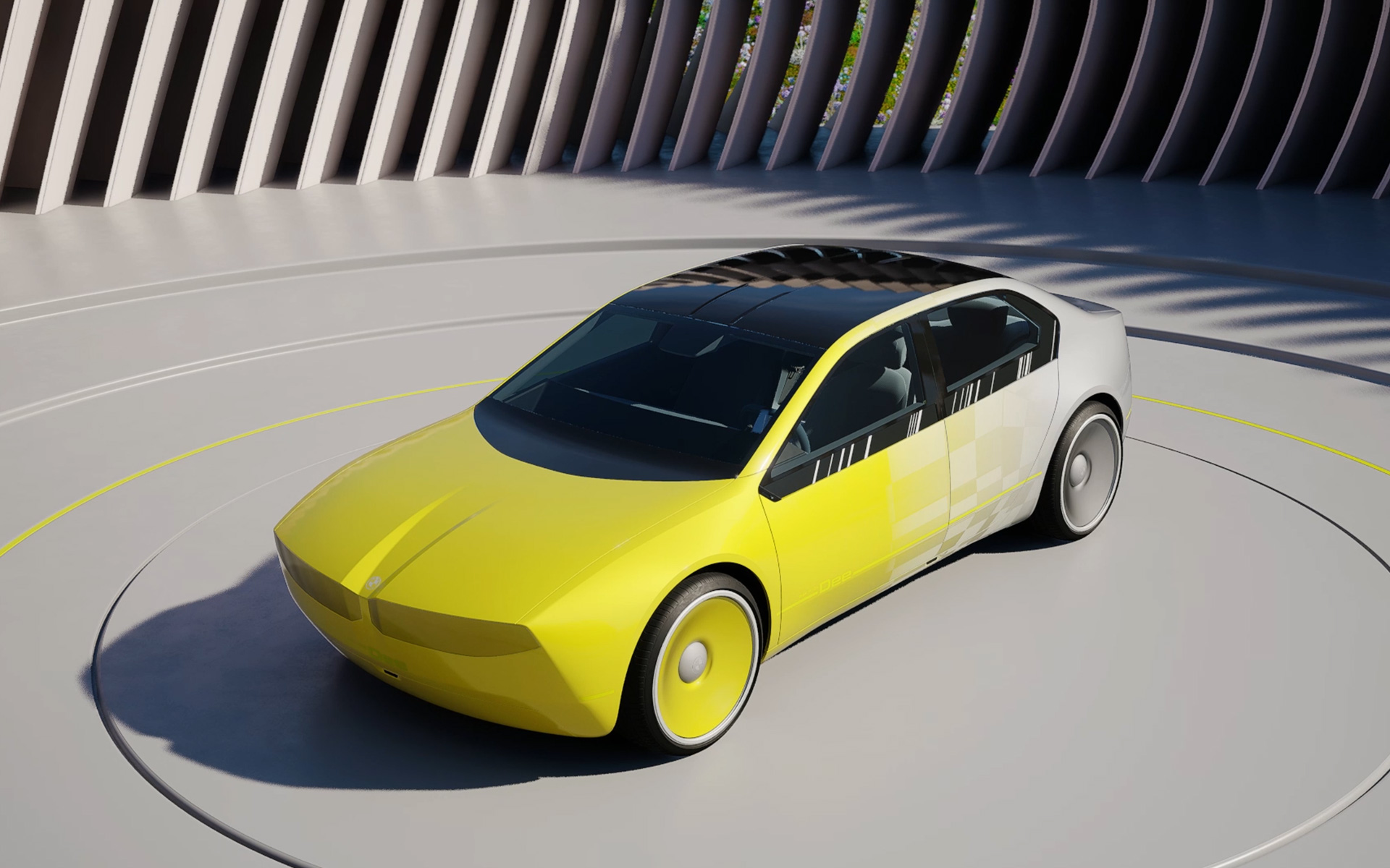 BMW i Vision Dee, redzējuma automobilis, E Ink tehnoloģija