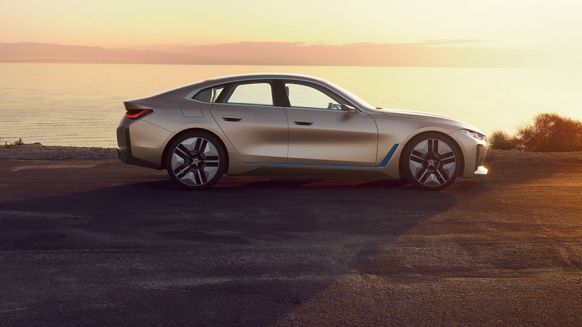 Virsbūve, BMW Concept i4 2020 G26 BMW Concept i4 2020 G26, elektroautomobilis, pilnībā elektrisks BMW Gran Coupé, virsbūve