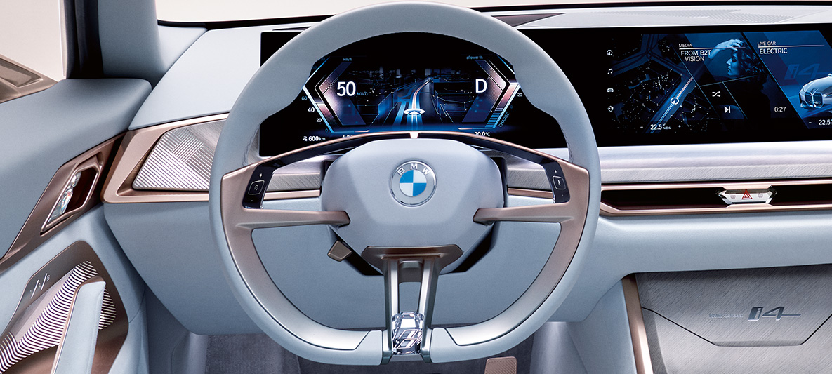 BMW Concept i4 2020 G26, 3. attēls BMW Concept i4 2020 G26, elektroautomobilis, pilnībā elektrisks BMW Gran Coupé, 3. attēls