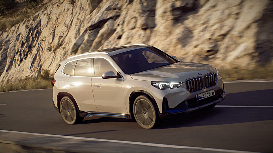 BMW elektroautomobiļi, BMW iX1, braukšanas dinamika, video BMW elektroautomobiļi, BMW iX1, braukšanas dinamika, video