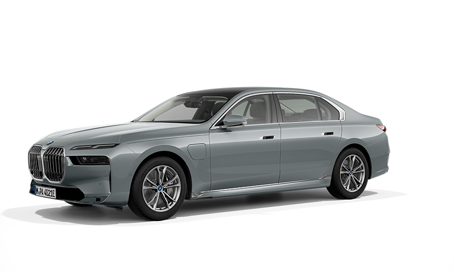 BMW 750e xDrive, PHEV automobilis, trīs ceturtdaļu priekšpuses skats BMW 750e xDrive, PHEV automobilis, trīs ceturtdaļu priekšpuses skats