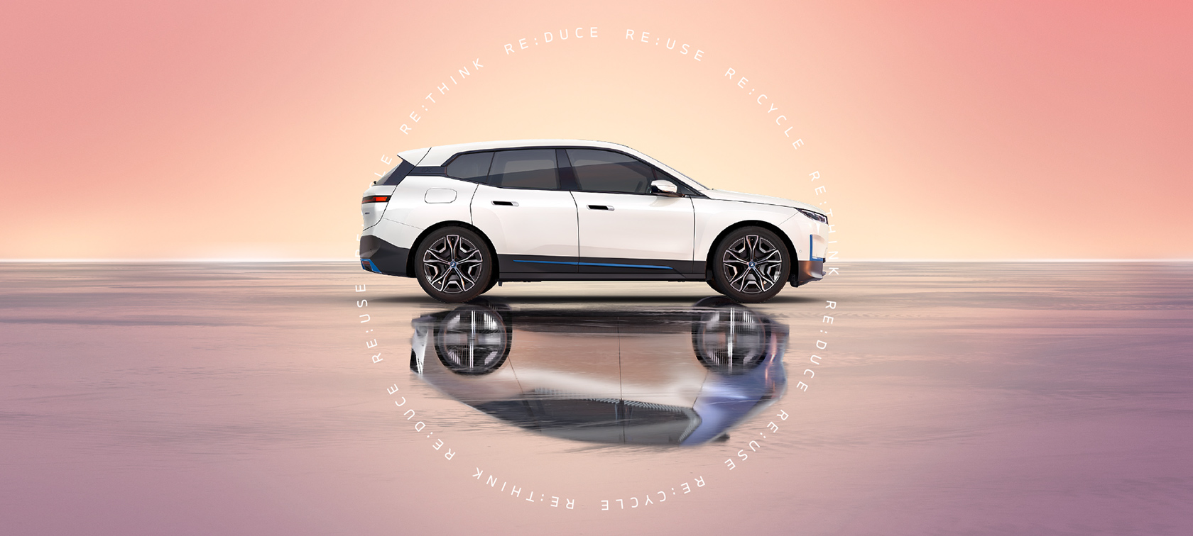 BMW i Vision Circular, BMW ilgtspēja BMW ilgtspēja, BMW i Vision Circular, sānskats, stāvošs automobilis