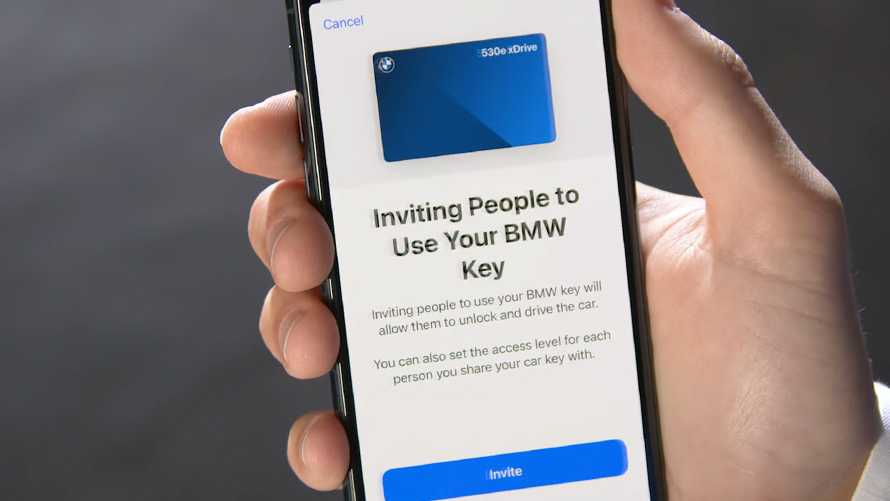BMW digitālās atslēgas kopīgošana, video BMW digitālās atslēgas kopīgošanas video