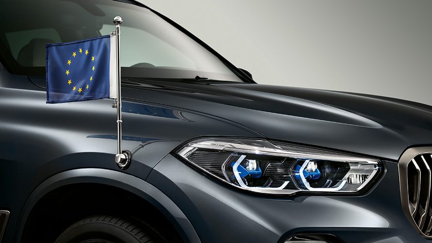 BMW automobiļi aizsardzībai, papildaprīkojums, virsbūve, valsts karogs BMW automobiļi aizsardzībai, papildaprīkojums, virsbūve, valsts karogs