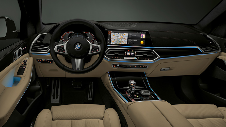 BMW automobiļi aizsardzībai, BMW atjautīgais personiskais asistents BMW automobiļi aizsardzībai, BMW atjautīgais personiskais asistents, kokpits