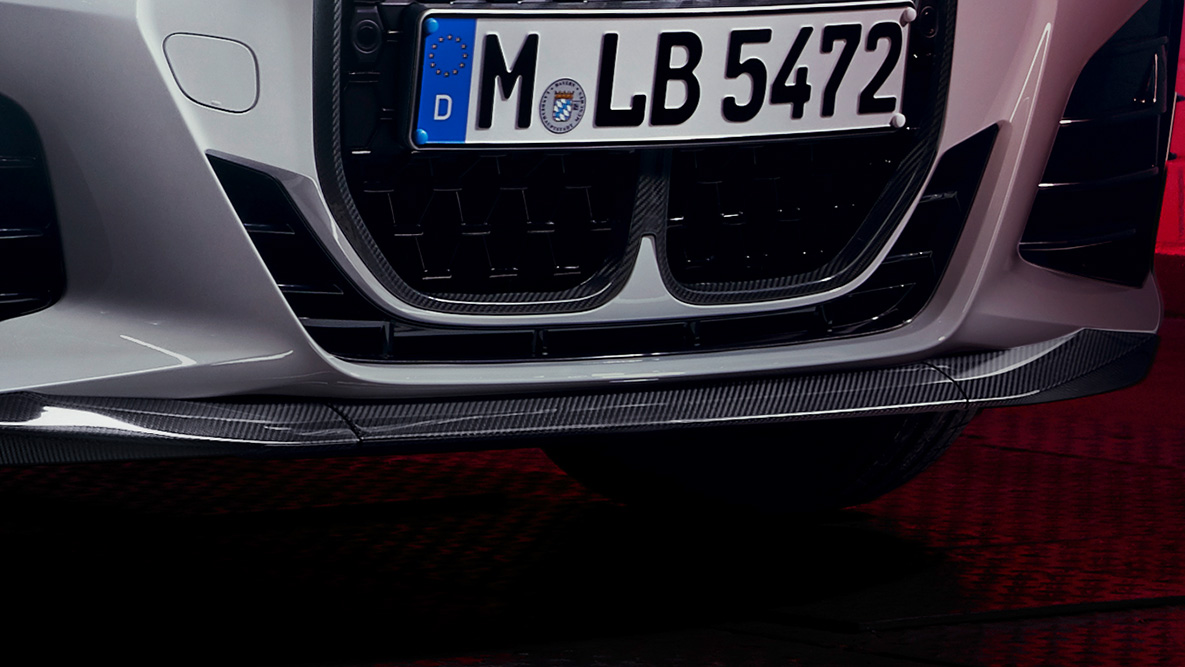 M Performance priekšējais difuzors, oglekļa šķiedra, BMW 4. sērijas Coupé, G22 BMW M Performance priekšējais difuzors, oglekļa šķiedra, BMW 4. sērijas Coupé, G22, detalizēts skats