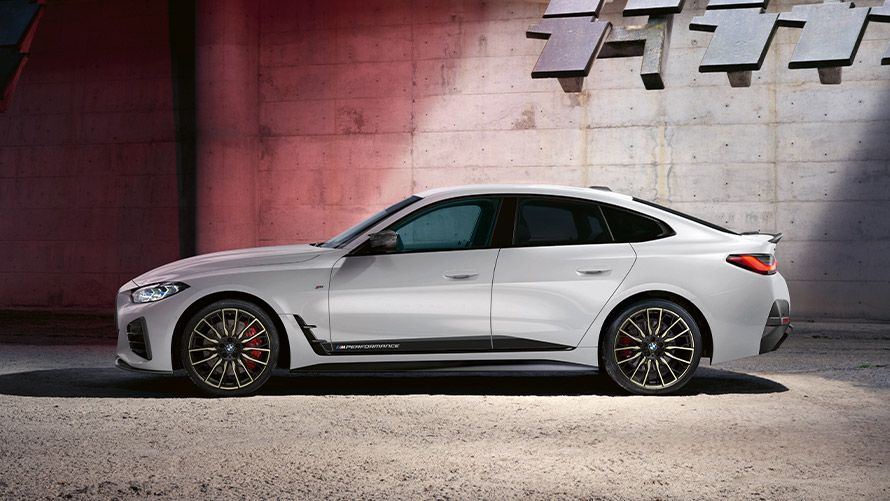 BMW 4. sērijas Gran Coupé, G26, ICE, sānskats BMW M Performance Parts, BMW 4. sērijas Gran Coupé, G26, ICE, sānskats