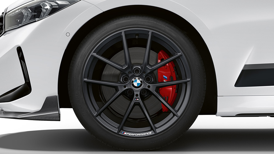 19 collu M Performance vieglmetāla disks 898 M, BMW M Performance detaļas 19 collu M Performance vieglmetāla disks 898 M, BMW M Performance detaļas, tuvplāns