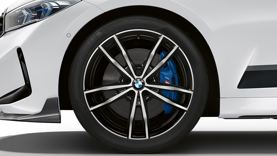 19 collu M vieglmetāla disks 791 M, BMW M Performance detaļas 19 collu M vieglmetāla disks 791 M, BMW M Performance detaļas, tuvplāns