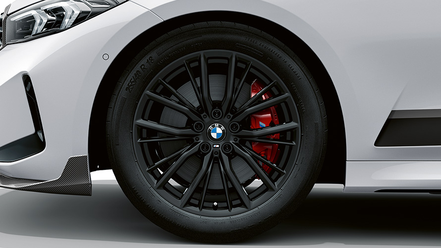 18 collu M Performance vieglmetāla disks 796 M, BMW M Performance detaļas 18 collu M Performance vieglmetāla disks 796 M, BMW M Performance detaļas, tuvplāns