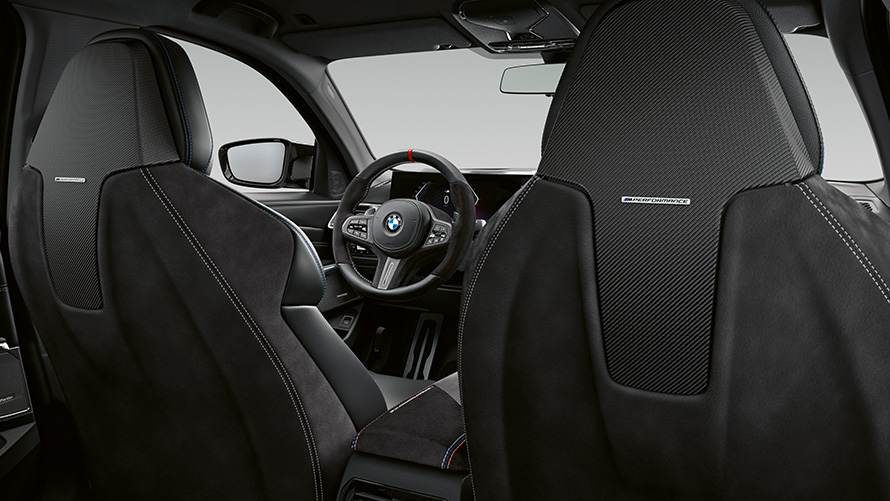 M Performance atzveltne, BMW M Performance detaļas M Performance atzveltne, BMW M Performance detaļas, tuvplāns