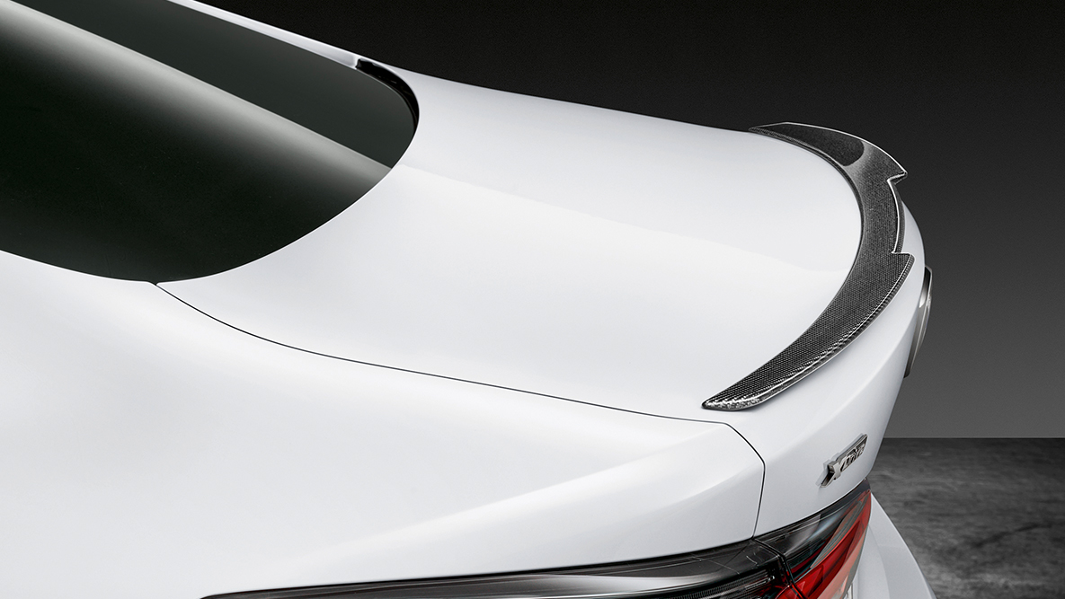 M Performance aizmugurējais spoileris, oglekļa šķiedra, BMW 4. sērijas Coupé, G22 M Performance aizmugurējais spoileris, oglekļa šķiedra, BMW 4. sērijas Coupé, G22, detalizēts skats