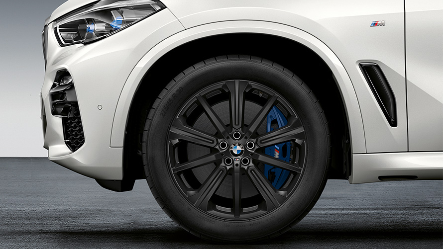 20 collu M vieglmetāla disks ar Star-spoke 748 M stilu matētā Jet Black krāsā BMW M Performance detaļas, BMW 20 collu M vieglmetāla disks ar Star-spoke 748 M stilu matētā Jet Black krāsā